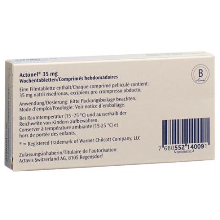 Actonel weekly tablet tabl 35 mg 4 pcs - PrimeCare Global