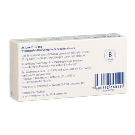 Actonel weekly tablet tabl 35 mg 12 pcs - PrimeCare Global