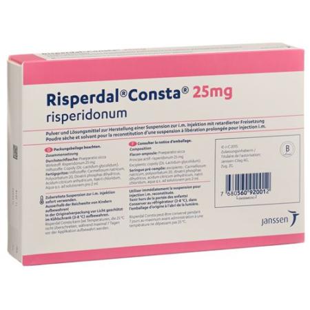 Risperdal Consta Inj Susp 25 mg for i.m. Application Inj kit - PrimeCare Global