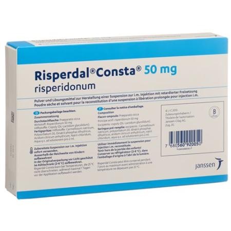 Risperdal Consta Inj Susp 50 mg Inj kit - PrimeCare Global