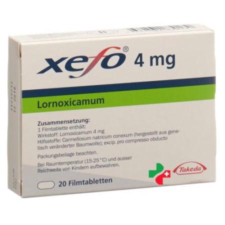 Xefo 4 mg 20 tablets - PrimeCare Global
