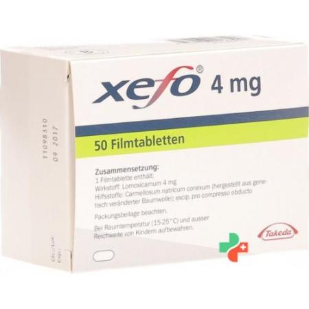 Xefo 4 mg 50 filmtablets  - PrimeCare Global
