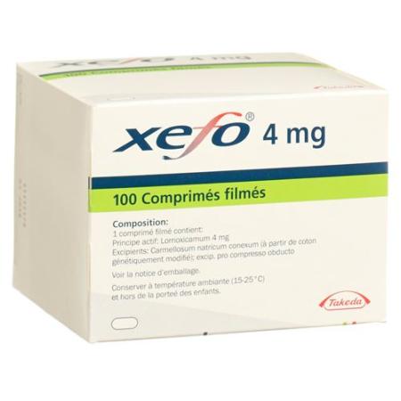 Xefo 4 mg 100 filmtablets  - PrimeCare Global