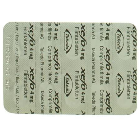Xefo 4 mg 100 filmtablets  - PrimeCare Global