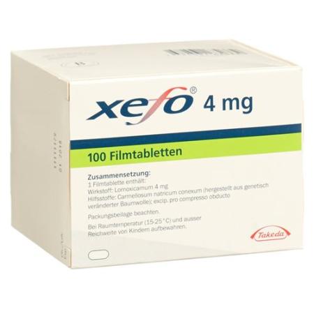 Xefo 4 mg 100 filmtablets  - PrimeCare Global