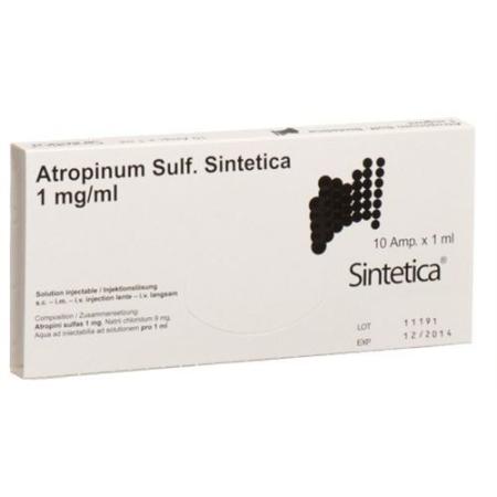 Atropinum Sulf Sintetica Inj Loes 1mg/ml 10amp 1ml - PrimeCare Global