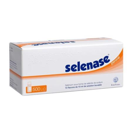 Selenase peroral solution 500 mcg 10 bottles 10 ml - PrimeCare Global