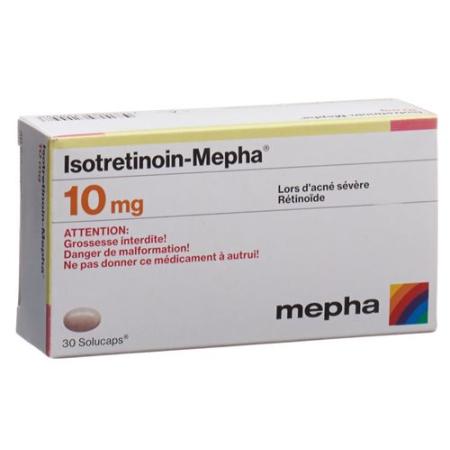Isotretinoin-Mepha Solucaps 10 mg 30 pcs - PrimeCare Global