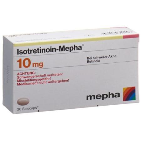 Isotretinoin-Mepha Solucaps 10 mg 30 pcs - PrimeCare Global