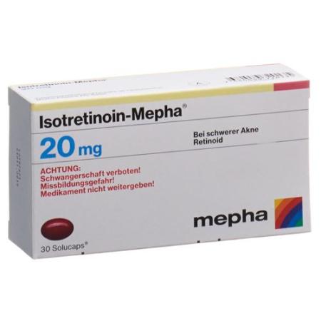 Isotretinoin-Mepha Solucaps 20 mg 30 pcs - PrimeCare Global
