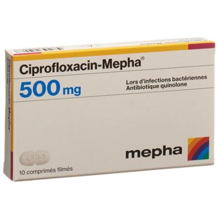 Ciprofloxacin-Mepha Filmtabl 500 mg 20 pcs - PrimeCare Global