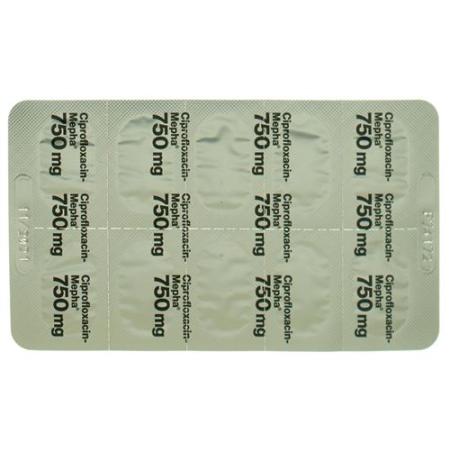 Ciprofloxacin-Mepha Filmtabl 750 mg 20 pcs - PrimeCare Global