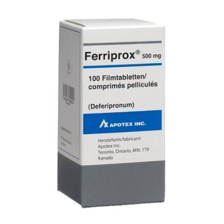 Ferriprox Filmtablet 500 mg Ds 100 pcs - PrimeCare Global