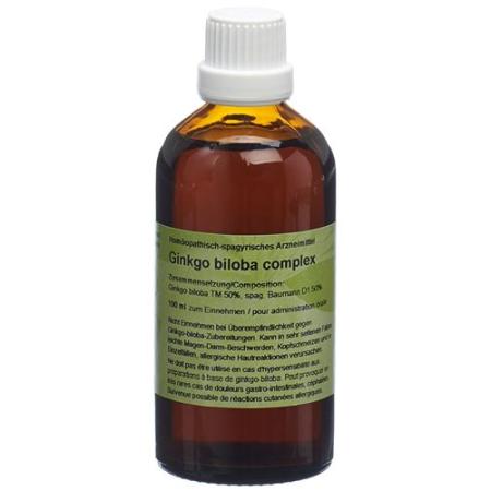 Spagyros Ginkgo biloba complex mother tint 100 ml - PrimeCare Global