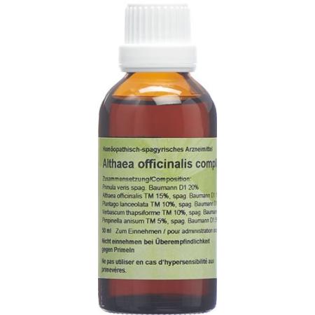 Spagyros Althaea officinalis complex mother tint 50 ml - PrimeCare Global