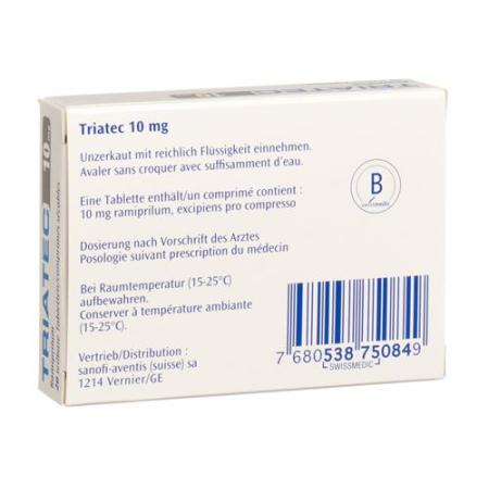 Triatec Tabl 10 mg 20 pcs - PrimeCare Global