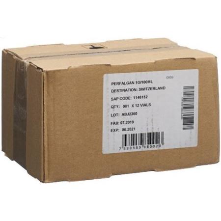 Perfalgan Inf L&ouml;s 1 g/100ml 12 thru 100 ml - PrimeCare Global