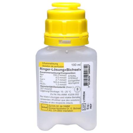 Ringer solution Bichsel Inf L&ouml;s 100ml plastic bottle without cutlery - PrimeCare Global