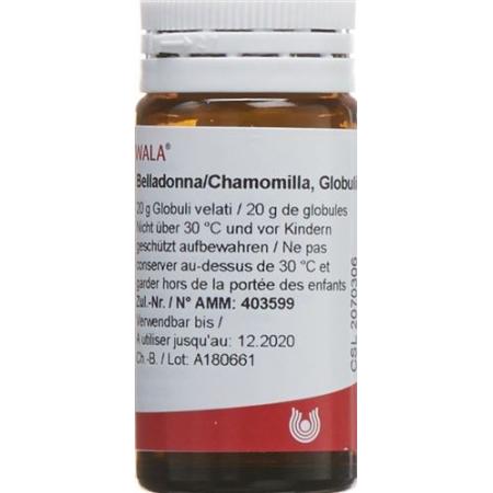 Wala Belladonna/Chamomilla Glob 20g - PrimeCare Global