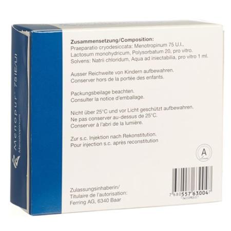 Menopur dry sub 75 IU with Solvens Amp 10 pcs - PrimeCare Global