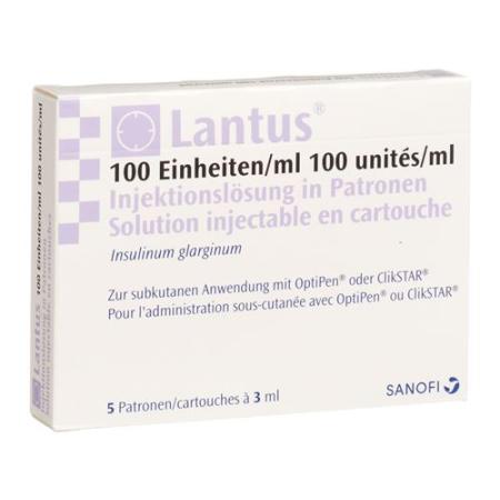 Lantus Inj L&ouml;s 100 U/ml for ClikStar/AllStar Pro/JuniorStar 5 Am - PrimeCare Global