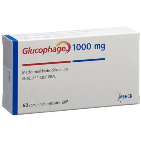 Glucophage Filmtablet 1000 mg 60 pcs - PrimeCare Global