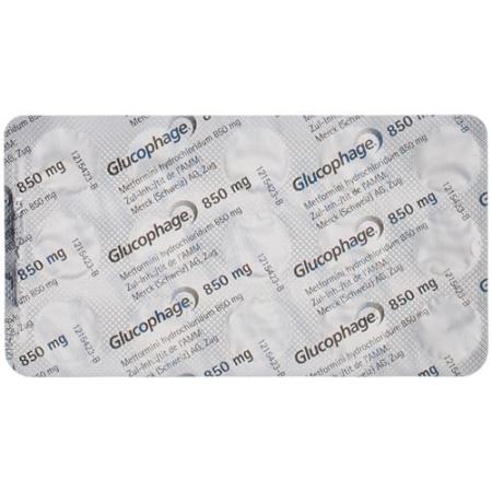 Glucophage Filmtablet 850 mg 30 pcs - PrimeCare Global