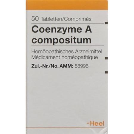 Coenzyme A compositum Heel Tabl 50 pcs - PrimeCare Global