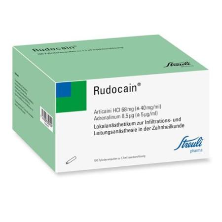Rudocain Inj L&ouml;s 100 cyl amp 1.7 ml - PrimeCare Global