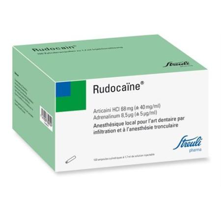 Rudocain Inj L&ouml;s 100 cyl amp 1.7 ml - PrimeCare Global