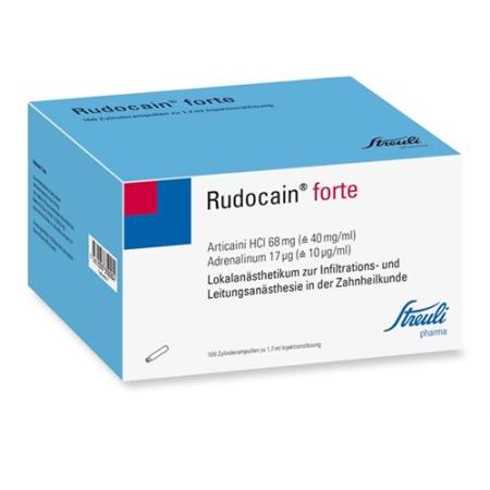 Rudocain forte Inj L&ouml;s 100 cyl amp 1.7 ml - PrimeCare Global
