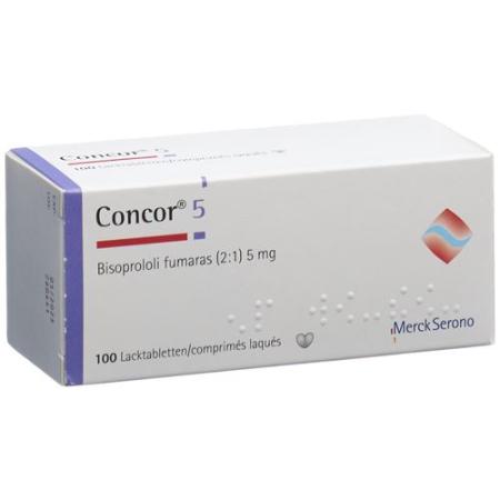 Concor Filmtablet 5 mg 100 pcs - PrimeCare Global