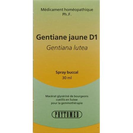 PHYTOMED GEMMO Yellow Gentian liquid D 1 spray 30 ml - PrimeCare Global