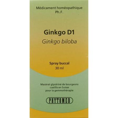 Phytomed Gemmo Ginkgo Liquid D 1 30мл - PrimeCare Global