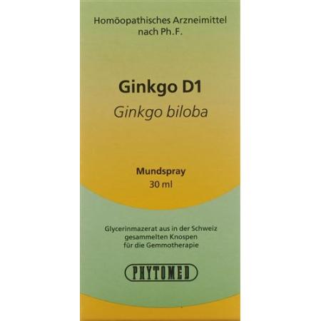 Phytomed Gemmo Ginkgo Liquid D 1 30мл - PrimeCare Global