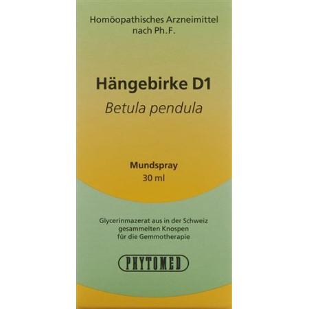 Phytomed Gemmo Haengebirke Liquid D 1 30мл - PrimeCare Global