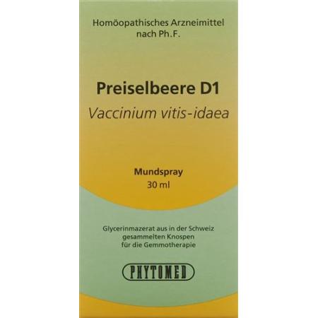 Phytomed Gemmo Preiselbeere Liquid D 1 30мл - PrimeCare Global