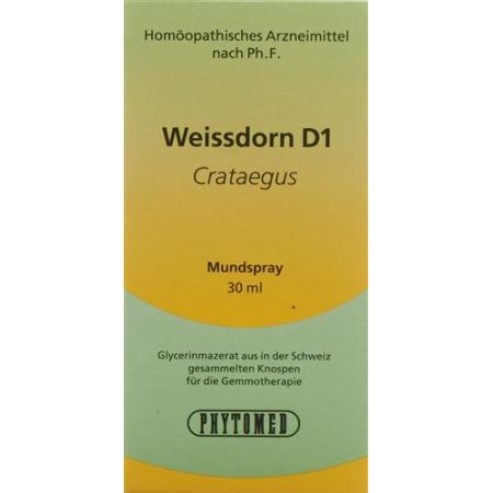 PHYTOMED GEMMO hawthorn liq D 1 spray 30 ml - PrimeCare Global