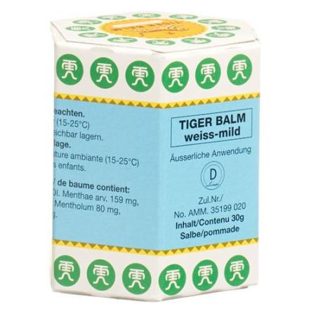 Tiger Balm ointment white-mild jar 30 g - PrimeCare Global