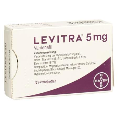 Levitra Filmtablet 5 mg 12 pcs - PrimeCare Global
