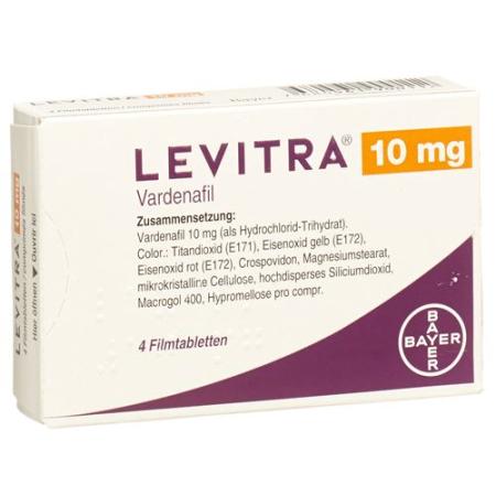Levitra Filmtablet 10 mg 4 pcs - PrimeCare Global