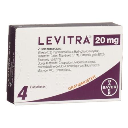 Levitra Filmtablet 20 mg 4 pcs - PrimeCare Global