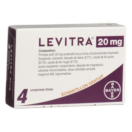 Levitra Filmtablet 20 mg 4 pcs - PrimeCare Global