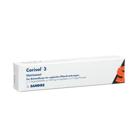 Corisol 3 Vag Tabl 200 mg 3 pcs - PrimeCare Global