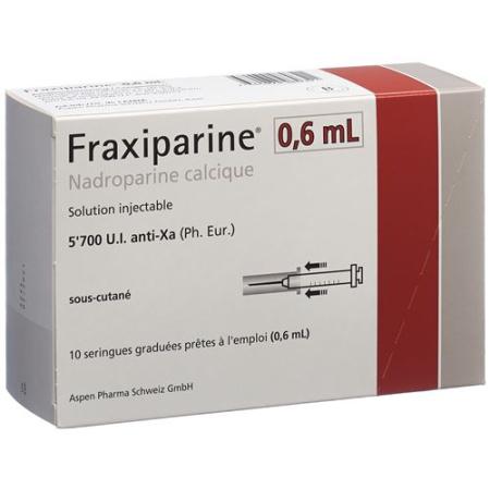 Fraxiparine 0.6 ml Inj L&ouml;s 100 Fertspr 0.6 ml - PrimeCare Global