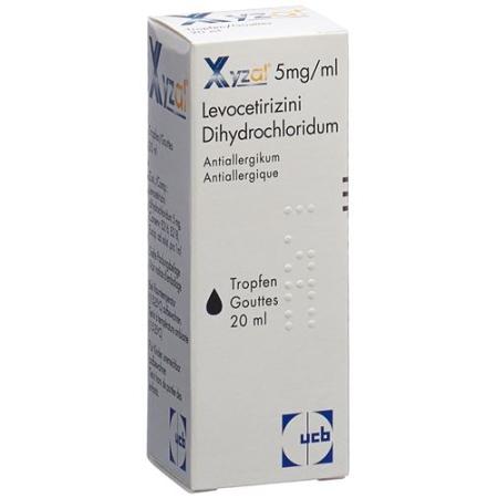 Xyzal drops bottle 20 ml - PrimeCare Global