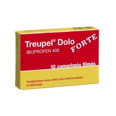 Treupel Dolo Ibuprofen Filmtabl 400 mg forte 10 pcs - PrimeCare Global