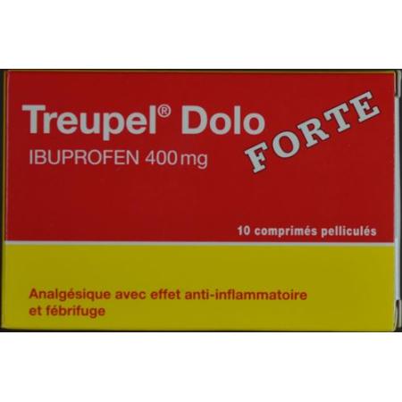 Treupel Dolo Ibuprofen Filmtabl 400 mg forte 10 pcs - PrimeCare Global