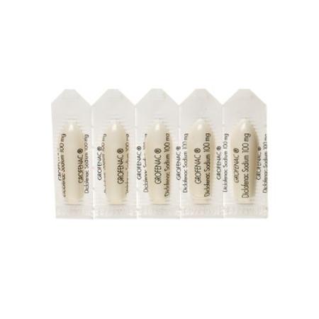 Grofenac Supp 100 mg 10 pcs - PrimeCare Global