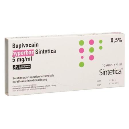 Bupivacain 0.5% 10 Ampullen 4 ml - PrimeCare Global